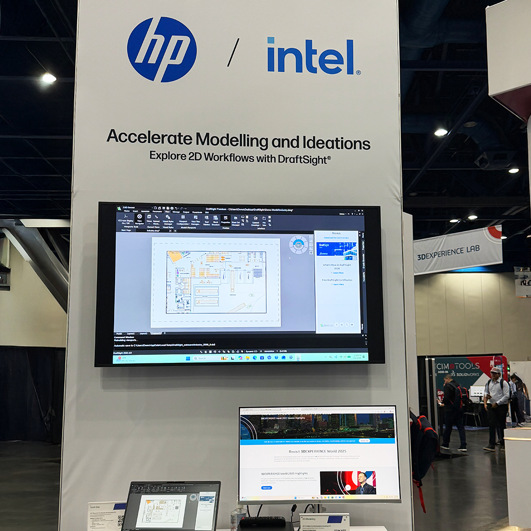 IntelBusiness's tweet image. At #3DXW26, partners like @Dell, @ZbyHP, and @thinkstations showcased how the #IntelXeon 600 processor for #Workstation and @Dassault3DS’ SOLIDWORKS portfolio work together to shape the future of manufacturing and design.

#IntelAI