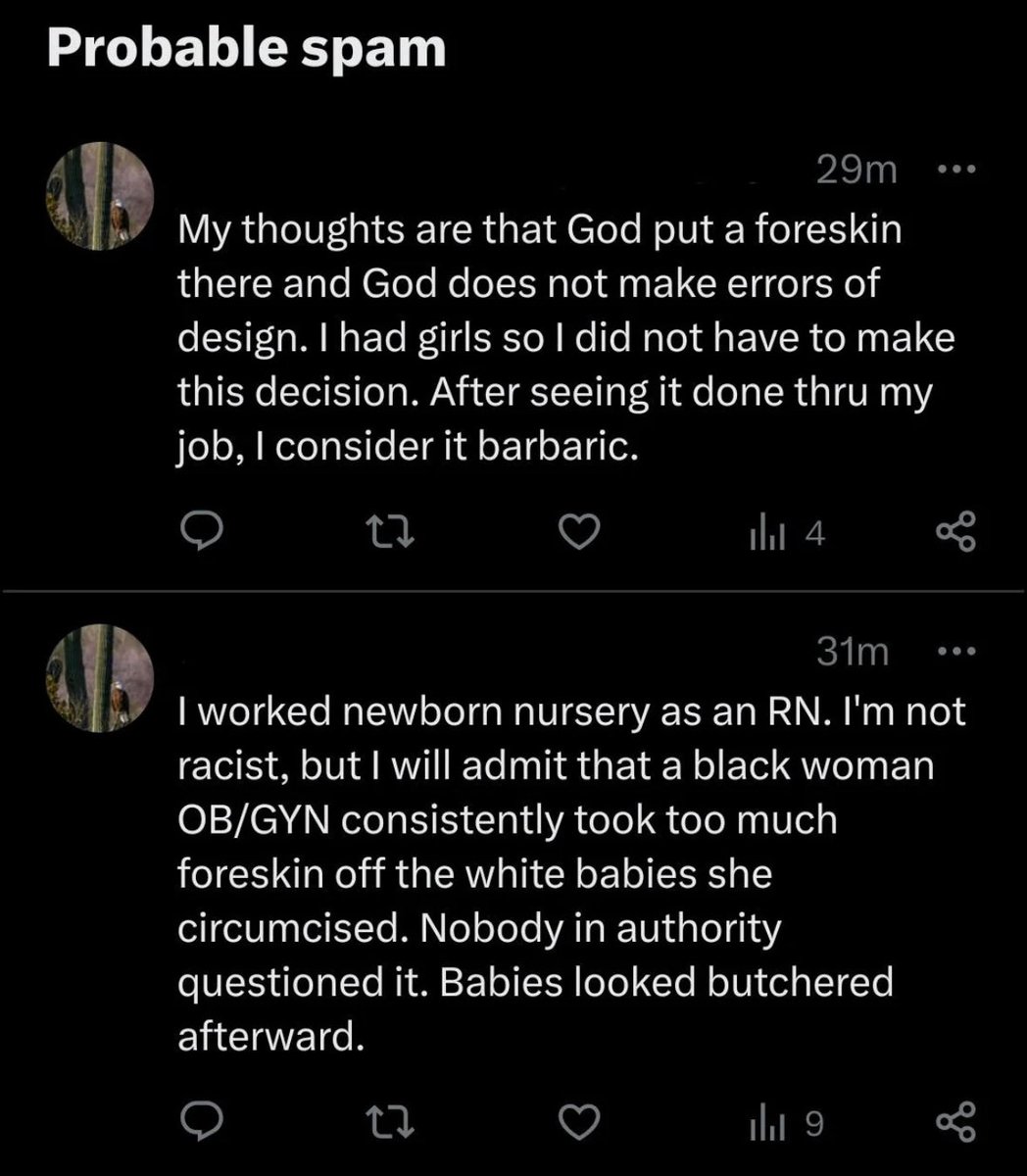 I just saw this in a Reddit post.

I wouldn’t be surprised if others have had similar experiences, or if OB/GYNs pride themselves on harming baby boys.

#i2
#intactivism
#intactivist
#IntactivistThoughts
#BornPerfect
#HisBodyHisChoice
#BodilyAutonomy