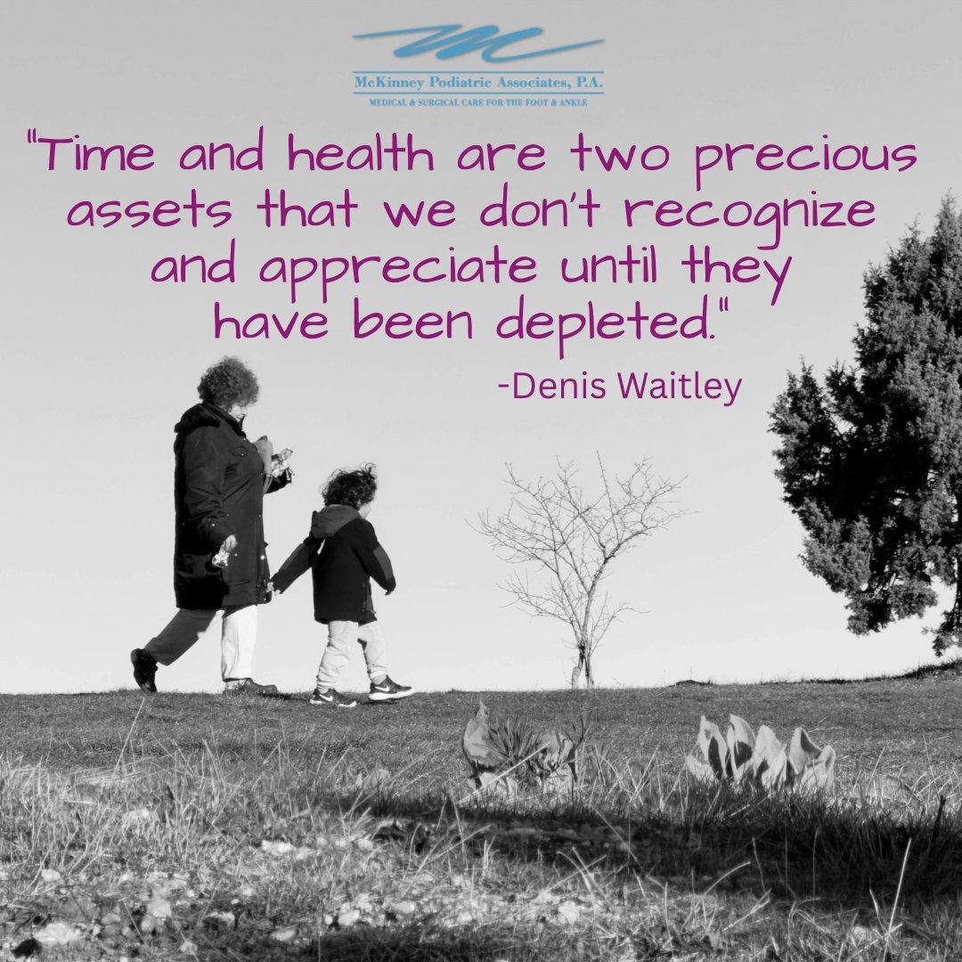 If you've been stuck in a pattern of postponing your health journey because you think you'll have time for it later, NOW is the time to break that cycle!

Reach out to us to get your feet in shape so you can get back to your active lifestyle!
mpa-web.com/our-doctor.html