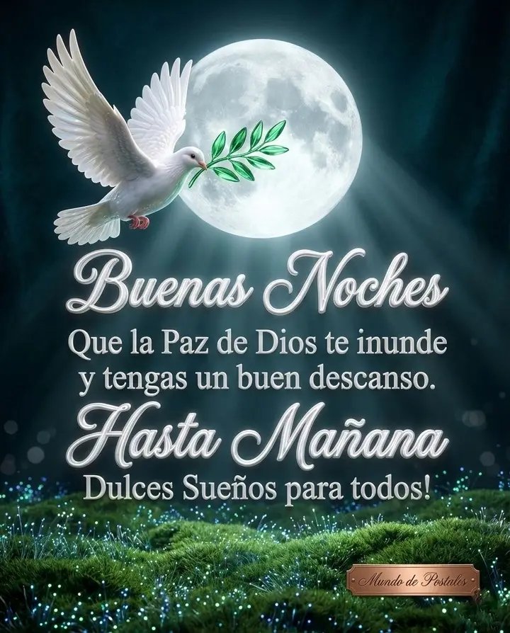 Buenas noches amig@s Que tengan una bonita y excelente noche llena de bendiciones dios los bendiga a todos felices sueños 🙏🙏🙏