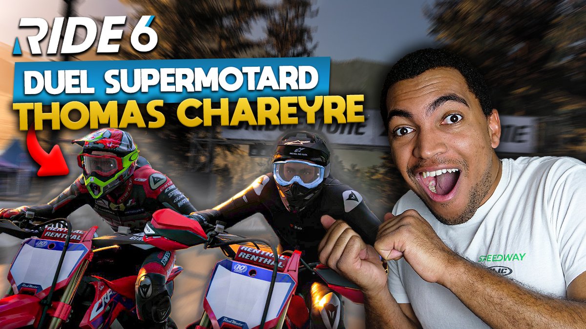 soap24yt's tweet photo. NOUVELLE VIDÉO !

J'affronte Thomas Chareyre en Supermotard sur RIDE 6 !
https://t.co/dEwjHEZjan https://t.co/a8U68zY1vS