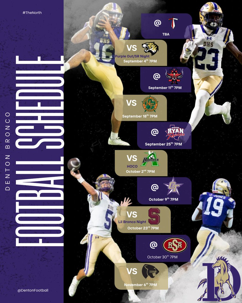 Denton High Broncos Football tweet media