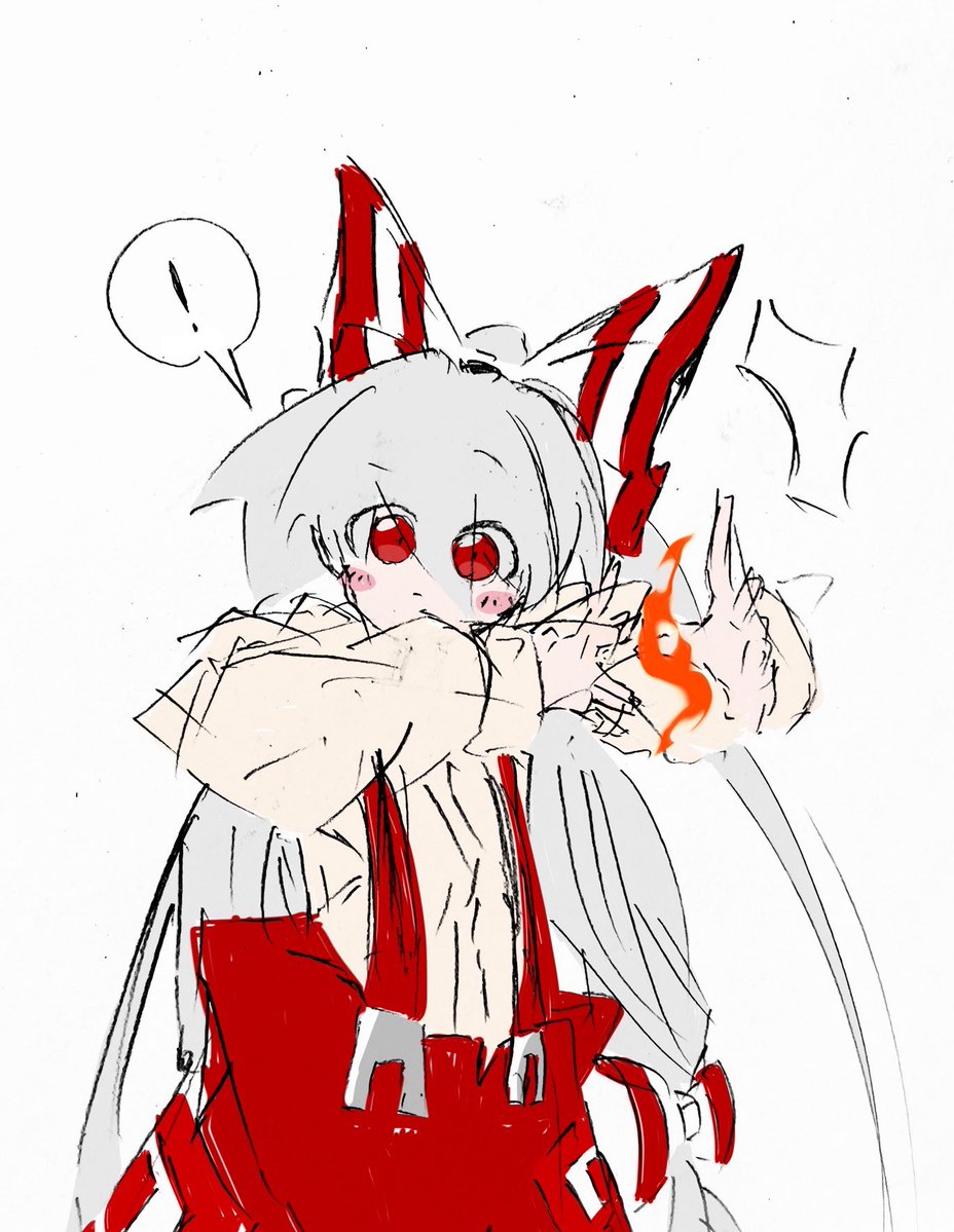 uy6sCLAw5K32361's tweet image. #東方project #藤原妹紅
！
