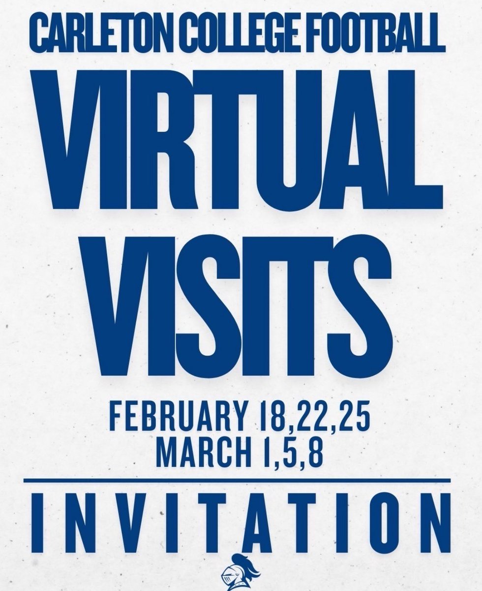 Thank you very much <a href="/CoachJournell/">Tom Journell</a> for the virtual visit invite! I’m excited for the opportunity to learn More about your program! <a href="/marner_28/">Matt Marner</a> <a href="/AB_Balogh21/">Coach Balogh</a> <a href="/CarletonFB/">Carleton Football</a> <a href="/McQueenFootball/">McQueen Football</a> <a href="/PrepRedzoneNV/">Prep Redzone Nevada</a>