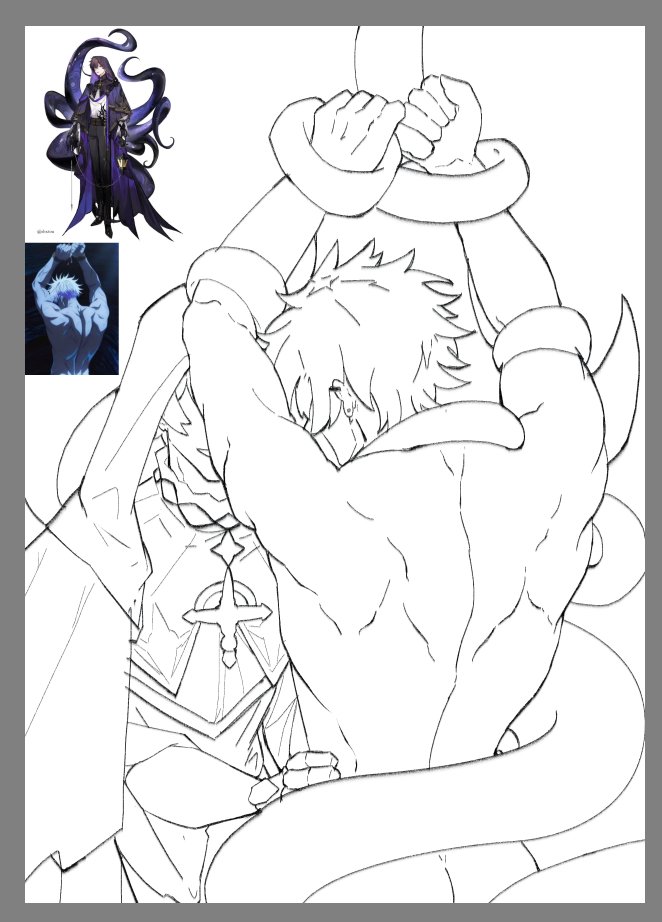 GaryBobDarkness's tweet photo. work in progress for the valentines art. #shonlyfans It'll be animated btw https://t.co/0gE4ogb7sj