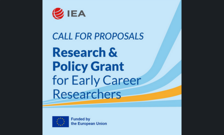 opportunitiesfy's tweet photo. 📢 €20K Research Grant for Early Career Researchers

12-month project + IEA training &amp; EU policy support

🗓 31 March 2026
🔗 https://t.co/aUD54BCBNj
#ResearchGrant #EUFunding #PhD #Postdoc https://t.co/Oq49skOWcb