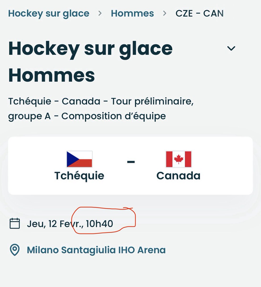 Pas drôle d’être obligé de mettre un cadran si on veut être chaudaille avant qu’la game commence.