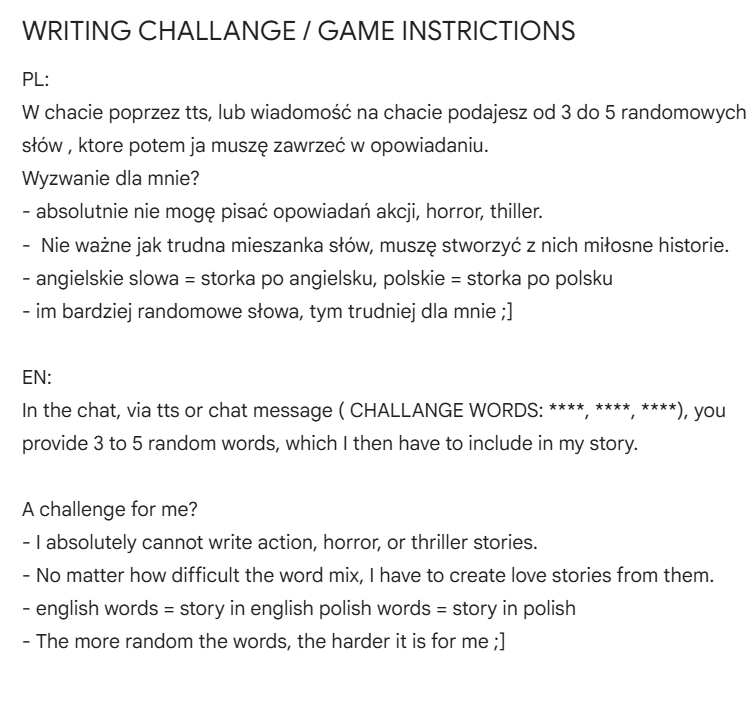 Faellen_VT's tweet image. alright, since everyone is doing something on valentines, i hereby declare NEW MODEL and a little writing challange/game. 

the challange instructions are on second pic, and hmmmm see you on valentines night then~~~