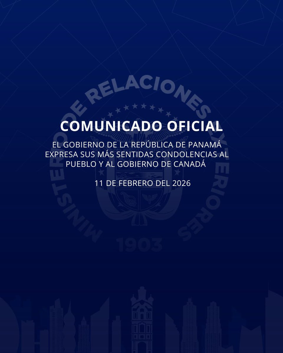 CancilleriaPma's tweet photo. 📍Comunicado 
🇵🇦🤝🇨🇦 https://t.co/pdGObBIB7L