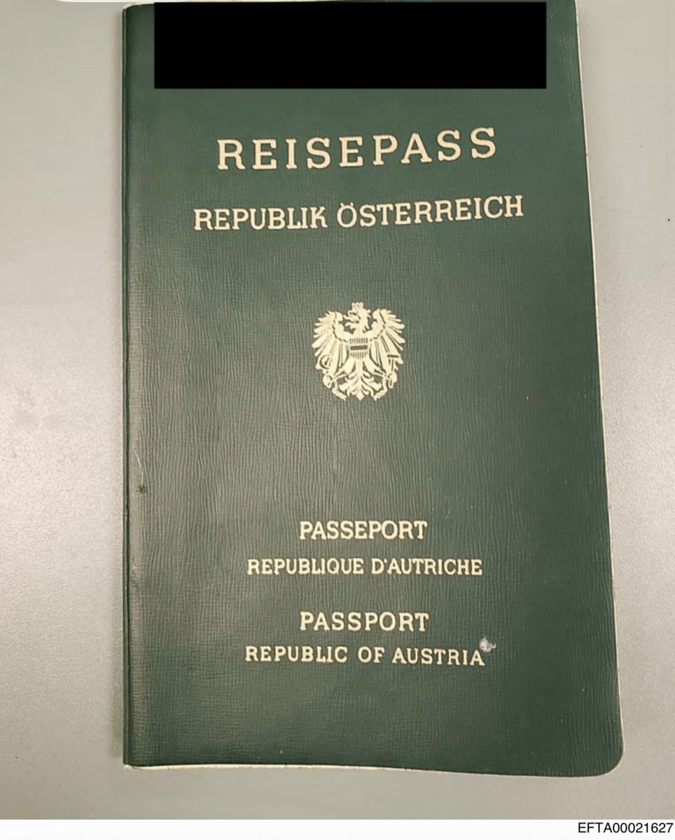 🚨HOLY CRAP!!! Mind-blowing from the Epstein files: Jeffrey Epstein had a fake Austrian passport under the name Marius Robert Fortelni. That’s HIS photo on it, clear as day. This was posted by congresswoman Anna Paulina Luna! 

Issued in 1982, lists Saudi Arabia as residence, and
