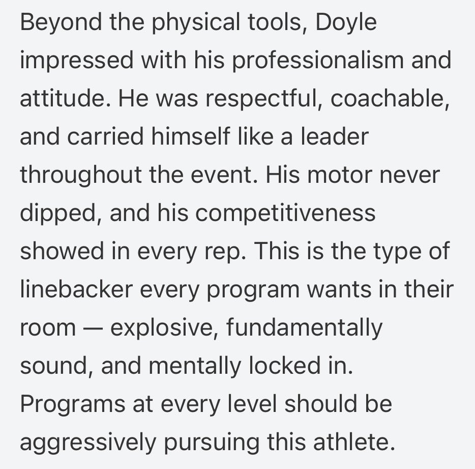 Doyle Delano ‘27 LB/EDGE tweet media