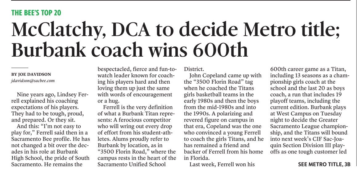 ABCJAMPro's tweet photo. League championships on the line. 600 wins is an incredible number. We will be covering the game between Casa Roble and Natomas (link below). @SacBee_JoeD 

https://t.co/WuPnoPQPQa https://t.co/kXdmzdqtvH