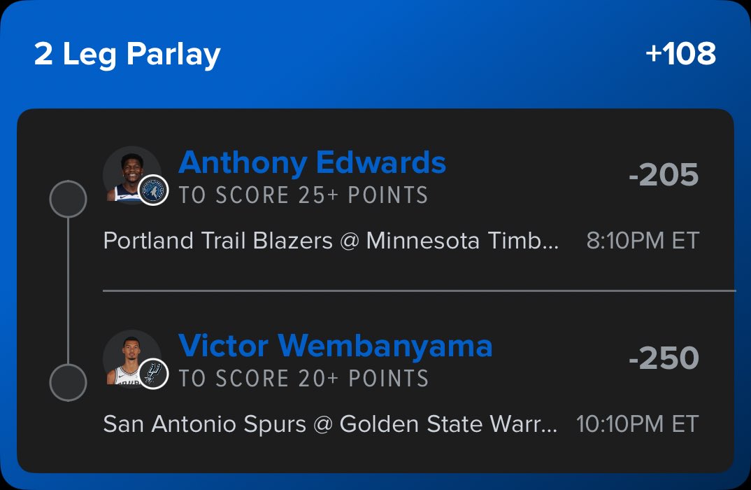 chak4plays's tweet photo. LADDER CHALLENGE DAY 1🪜

Got screwed the other night as Luka goes down in the second quarter and ended the night with 10 points. Time to get on a roll.

#sportsbetting #parlay #ladderchallenge #nba https://t.co/tPdNwjlv5n