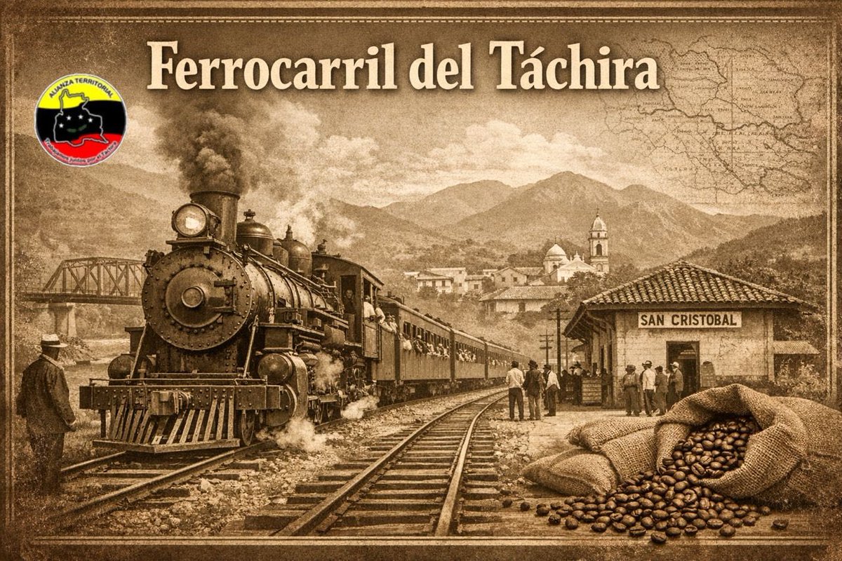 El Ferrocarril del Táchira fue un ejemplo de progreso e integración nacional. Hoy su historia nos recuerda que debemos volver a soñar con un nuevo ferrocarril para el desarrollo del país. 🚆🇻🇪 #Táchira #Historia #Progreso
