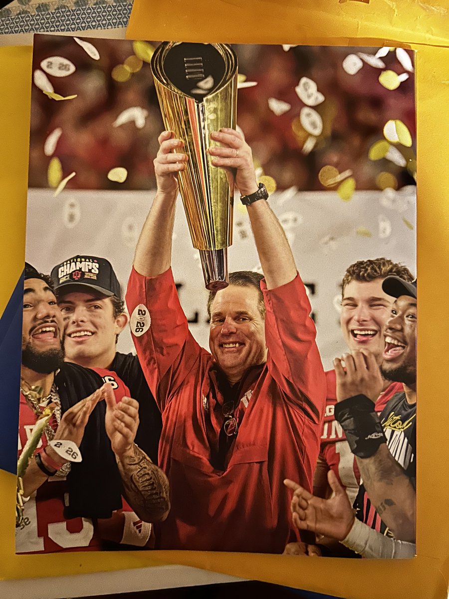 Look what I got in the mail today #iufb