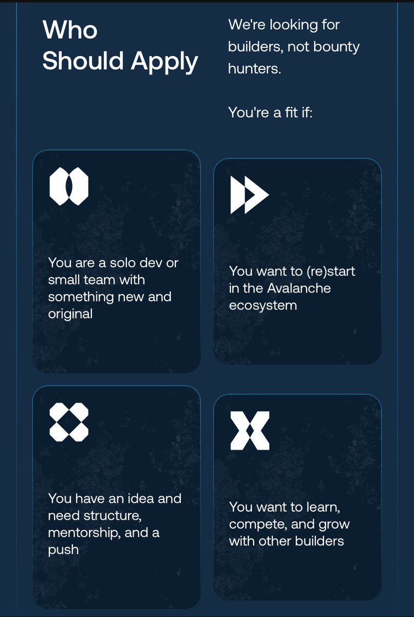 cobbbsjoshua's tweet photo. You keep saying you will build one day, this is the moment to stop talking

@avax is opening the door for builders through Build Games on #Avalanche, with real support behind it and real incentives tied to $AVAX this is a focused builder program, not noise, not hype, not theory

Build Games runs for six weeks, the goal stays simple, you ship a working product on Avalanche, not a pitch deck, not screenshots, a live application people use

This program speaks directly to you if you write code alone at night, if you lead a small team chasing product market fit, if you run a startup searching for structure, if you already build and want to test something new without friction

Avalanche gives you more than attention here, you get access to people who already shipped, you get technical sessions built around execution, you get feedback early while it still matters, you get eyes from the ecosystem watching progress, not promises

Yes, the prize pool hits one million dollars, that matters, the top teams walk away with serious capital, one hundred thousand dollars for first place, seventy five thousand for second, fifty thousand for third, extra category rewards push strong ideas further

The deeper value sits in what happens after, strong teams do not disappear once prizes land, they receive continued backing, the focus stays on growth, adoption, and real users

There is a referral pool too, thirty thousand dollars sits there for connectors, if someone you refer wins, ten thousand goes to you, even without building, you still add value by bringing builders into the ecosystem

This matters because ecosystems grow through shipped products, builders create applications Applications attract users, users strengthen the network, avalanche is investing directly into this loop

Applications opened January twentieth, they close February thirteenth

If you keep waiting for perfect timing, you will keep watching others ship

Build now here: 

https://t.co/jhZipMZ05t