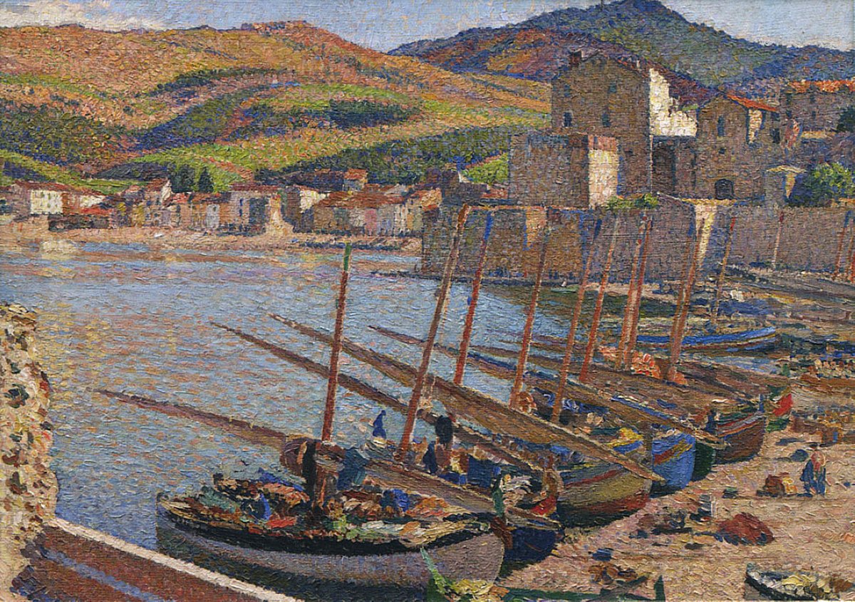 Boats at Collioure #artbots #martin