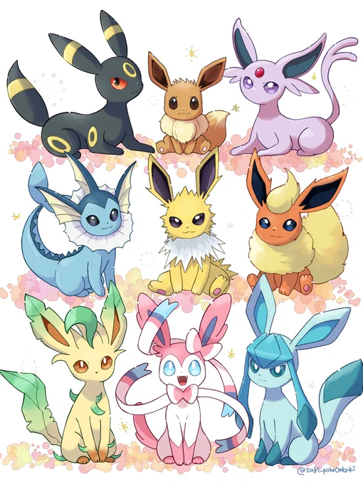 #ブイズの日 おすわりブイズでお祝い