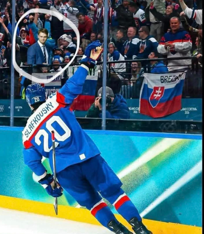 grantmccagg's tweet photo. Whoever made this wasn't very nice. #slafkovsky https://t.co/IS27SICGfm