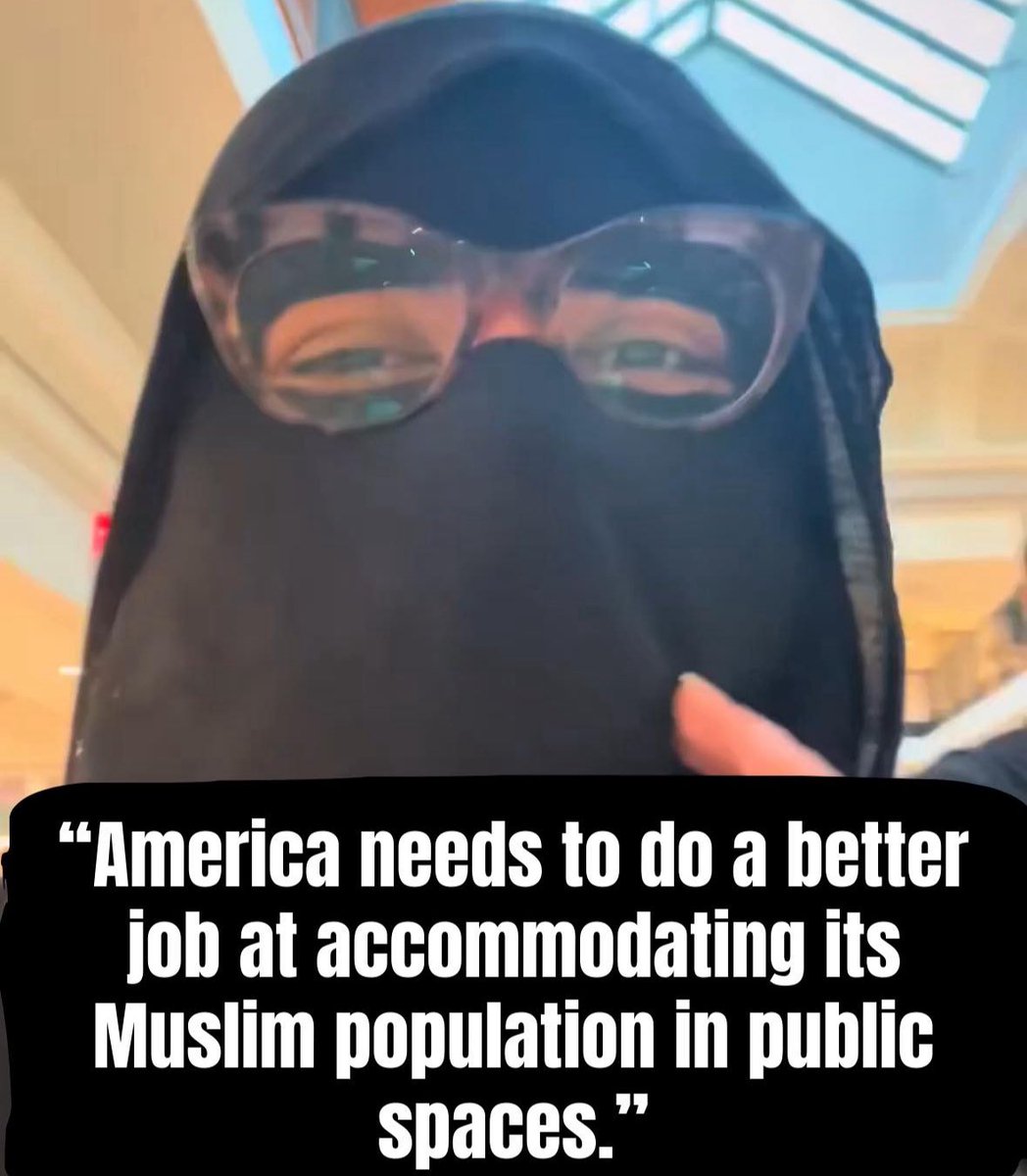 Muslim woman says “America needs to do a better job at accommodating its Muslim population in public spaces.”

What is your advice to her ??