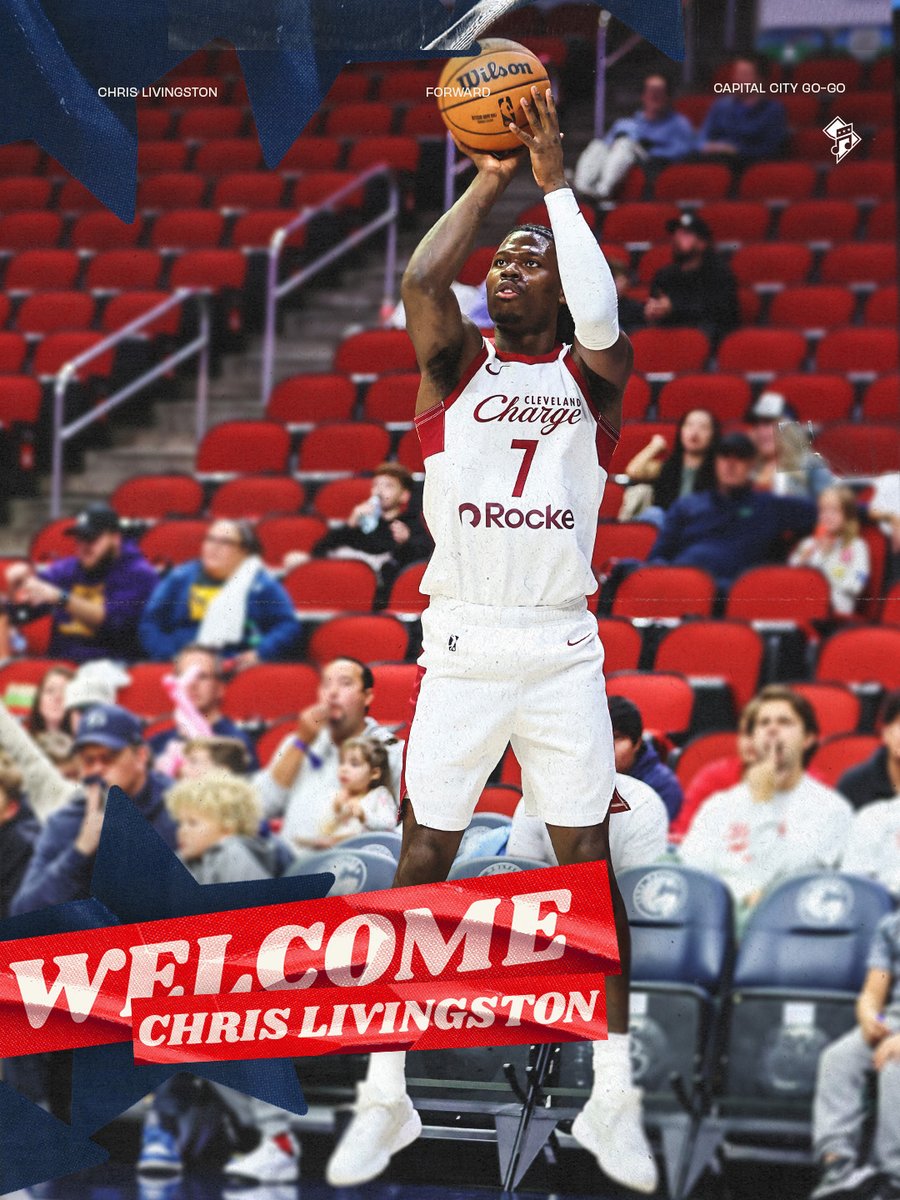CapitalCityGoGo's tweet image. The Capital City Go-Go have acquired forward Chris Livingston from the Iowa Wolves in exchange for a 2026 first-round pick, a 2027 second-round pick, and the returning rights to Thon Maker. 

Welcome to the Go-Go, Chris!

#BeatOfDC