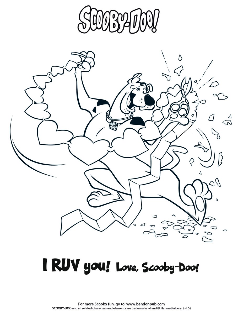 ScoobyAddict's tweet image. Valentine's Day is coming! Here's a fun #ScoobyDoo #Coloring page to celebrate!

#ValentinesDay