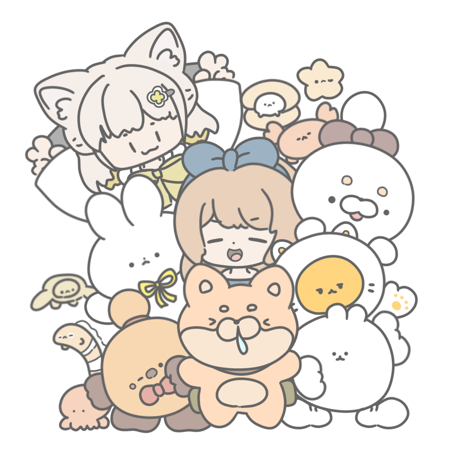 #もち村アニマルズ
#きょうのしんさく
#VRCイラスト
475.もちもち