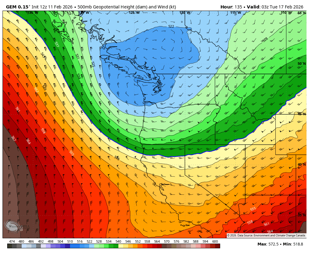 Keeping an eye on Monday for a #Snowfall event for the #BC South Coast ...