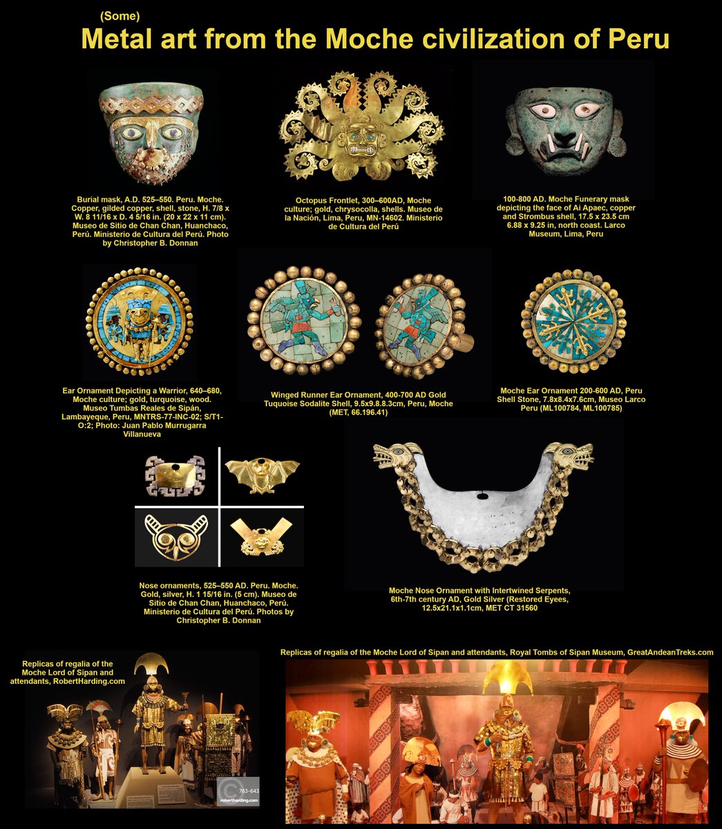 <a href="/archeohistories/">Archaeo - Histories</a> The sex pots are getting all the attention here, but the Moche also had painted, massive temple complexes, some of the most realistic ceramic sculptures in history and gorgeous metal jewelry and artwork

They're absolutely worth learning more about: youtube.com/watch?v=j-TyUI…