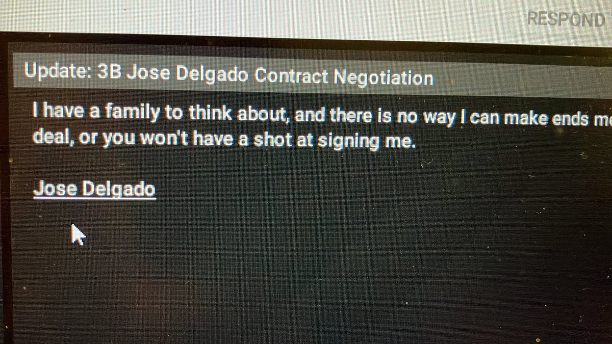 In OOTP, trying to sign a 16 year old international prospect. Reactions like this make me wonder if the player might be a bit older than advertised