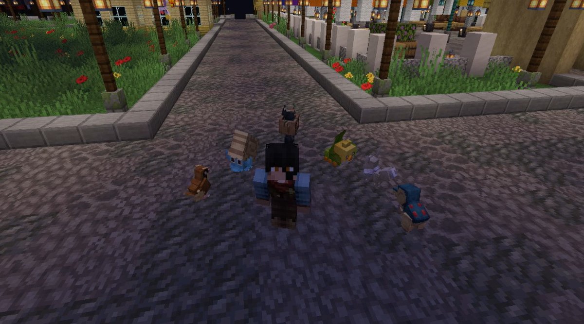 Segundo día completado en Cobblemon: El Legado del Rey! 
Ya tenemos al equipo (más o menos) estructurado
Me está encantando la serie y me he reído un montón y espero q ustedes también (próximamente tendrán video en YT) 
Pdt. Foto con <a href="/PowerOfGabi/">Poweh</a> distraído jahshshaha