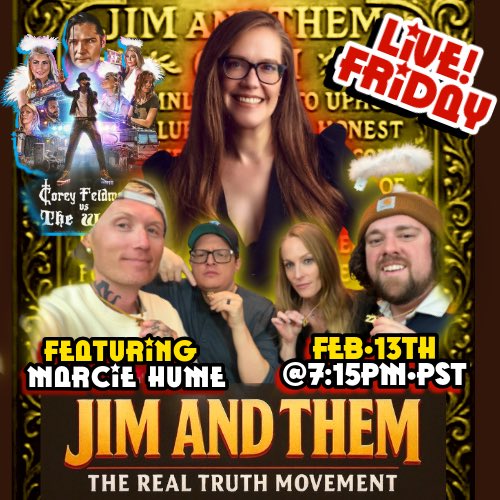Octavia_FemAnon's tweet photo. HEY THERE! I KNOW ITS ONLY WED BUT JIM AND THEM HAVE HUGE NEWS!!
๐
THIS FRIDAY THE 13TH @ 7:15pm PST @MarcieHume WILL BE LIVE IN STUDIO! YES, COREYS ANGELS DOCUMENTARY MARCIE HUME! WE ARE SUPER EXCITED! U ARE DEFINITELY GONNA WANNA SEE THIS! #CoreysAngels #2020DIX #HappyNewGreer