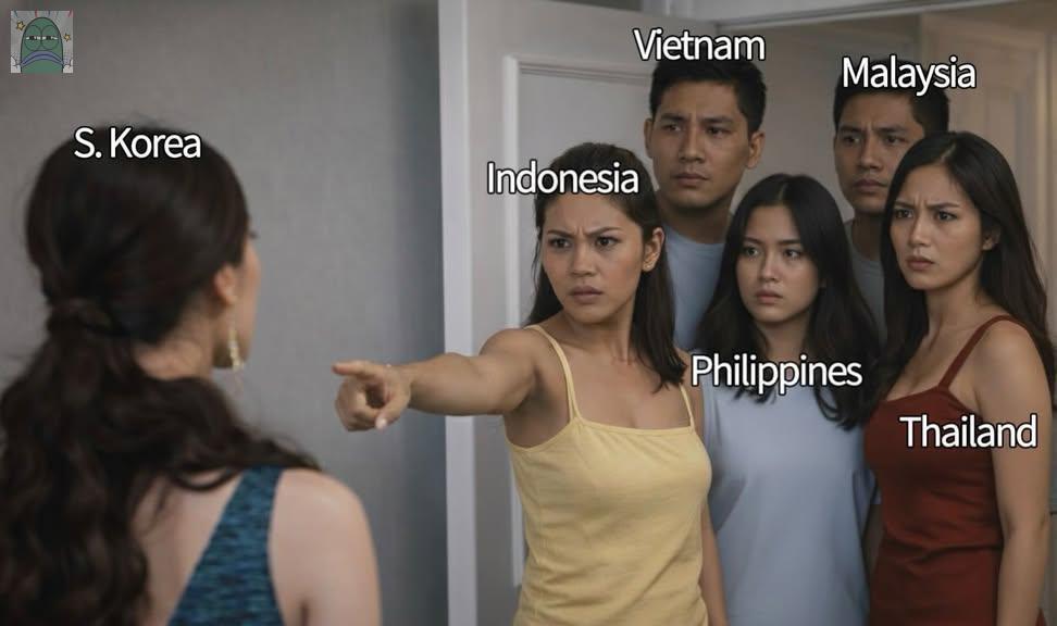 tanyarlfes's tweet image. Tw // rasis
💚 ada yg tau knpa orang2 korea ga pernah rasis ke Singapore? kan Singapore juga SEA 😭😭