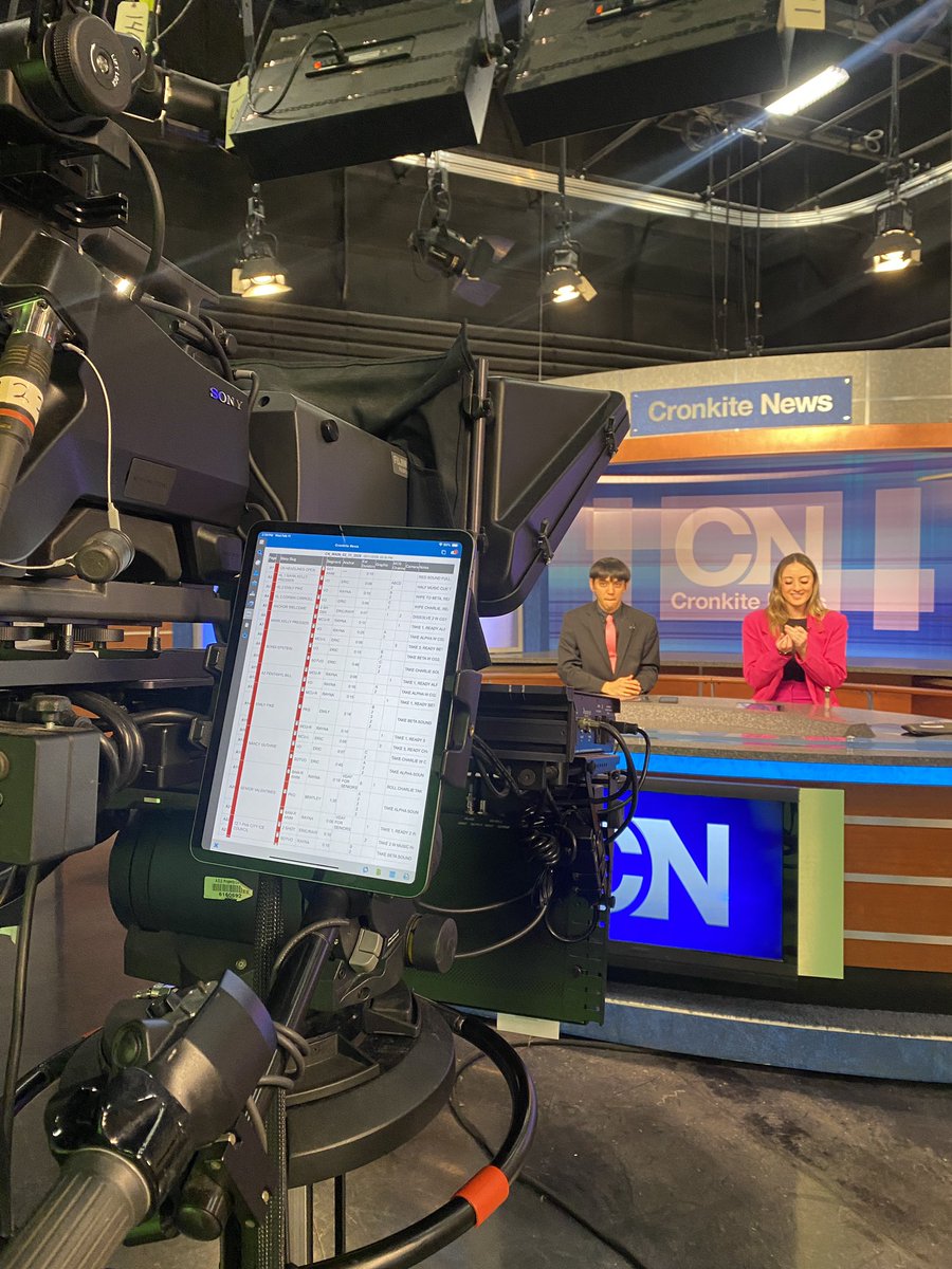 Field producing for Cronkite News! I facilitated our first live shot of the semester, pitched and filmed a VOSOT for social media, and produced the weather segments. Tune in to our Wednesday show on Arizona PBS 8.3 at 7:30 p.m. or Cox Yurview at 6 p.m.!
