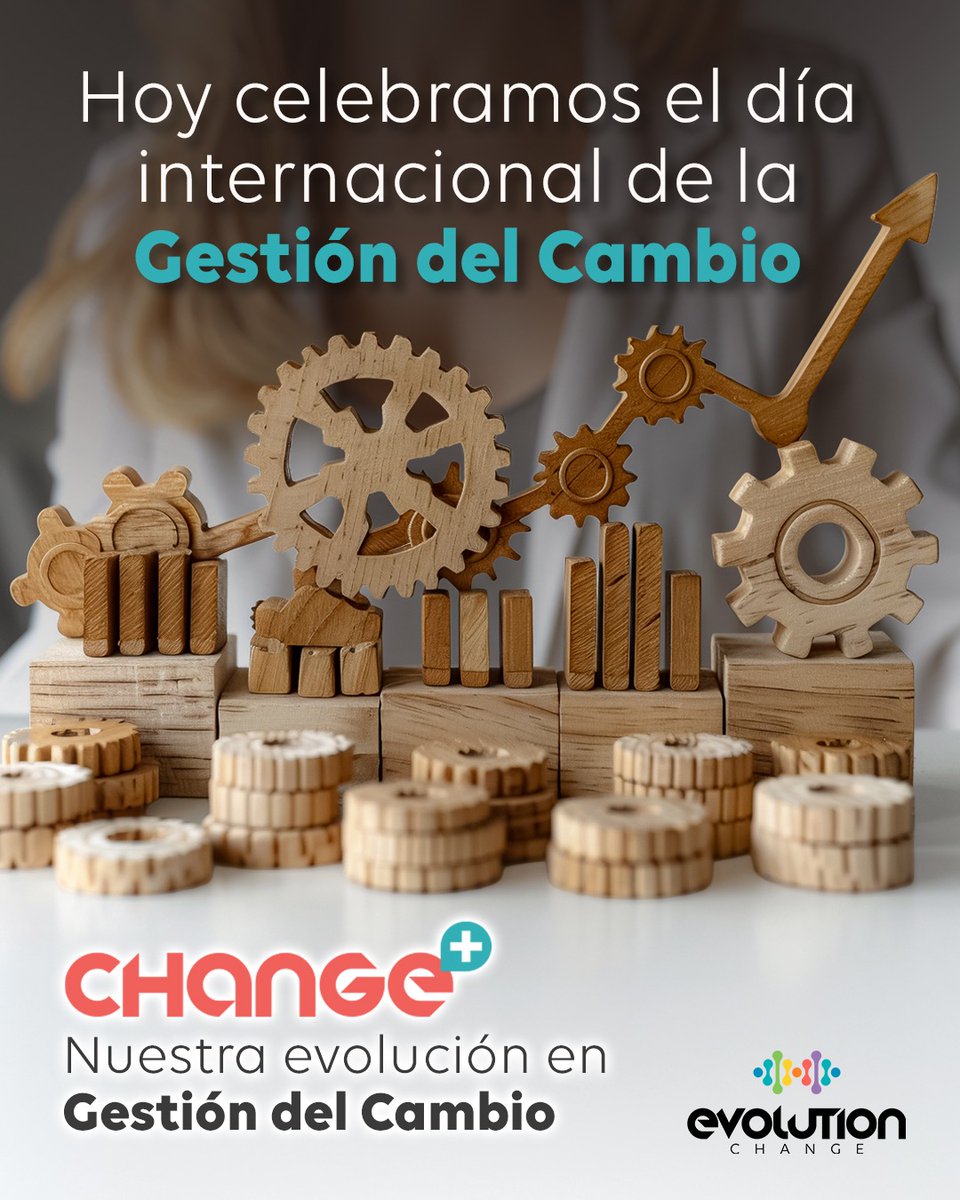 evolutionchang's tweet photo. Hoy celebramos el Día Mundial de la Gestión del Cambio   
En Evolution Change nos unimos a esta celebración presentando Change+, nuestra práctica de gestión del cambio más innovadora, creada para transformar organizaciones y personas.  

 #ChangePlus #EvolutionChange #Innovación https://t.co/CweX3gQs2z