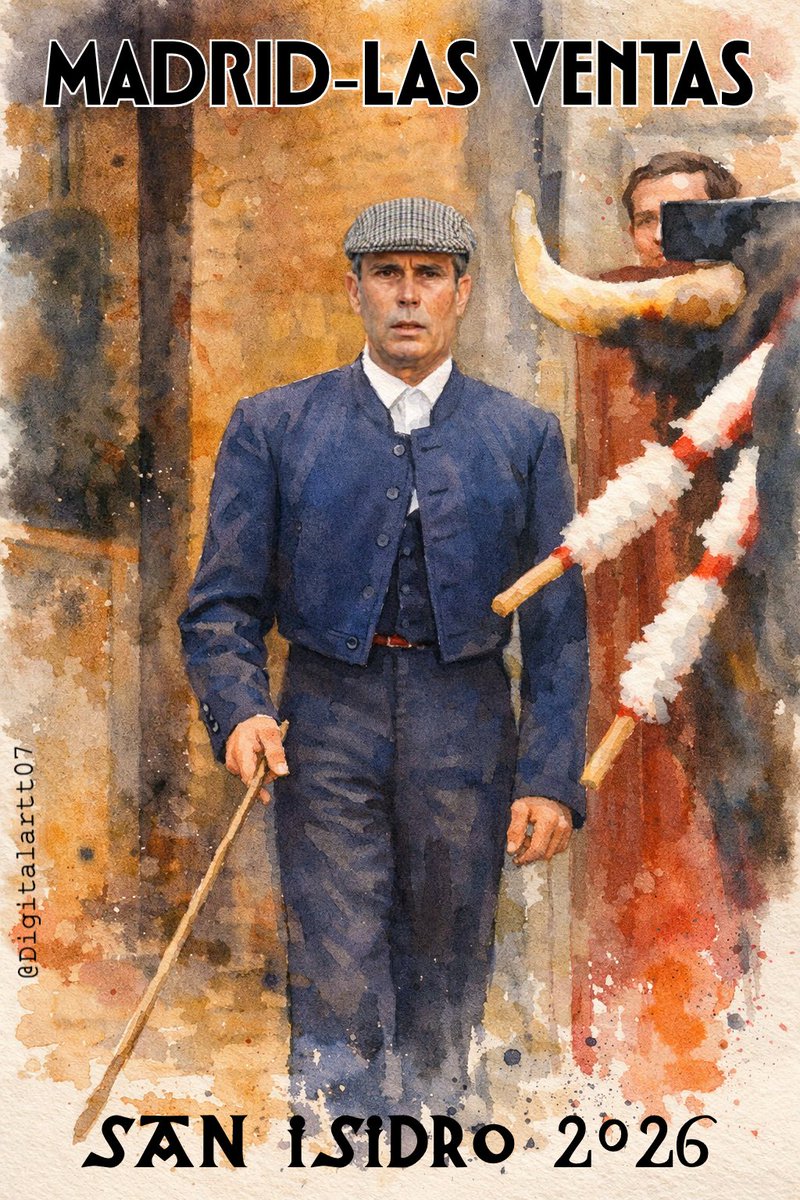 torosytoreros6's tweet image. Mi cartel de SAN ISIDRO 2026
