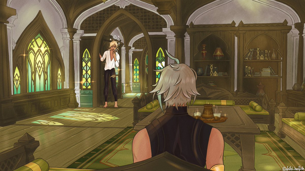 Happy birthday Alhaitham!
It has been a blast! Here is my thing too
#alhaitham #genshin #kaveh