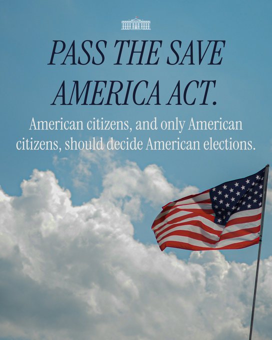 🚨 BREAKING: The SAVE America Act has PASSED the House!

This is a huge win for election integrity, for the rule of law, and for every American citizen.

Now it’s the Senate’s turn. Let’s get this to President Trump’s desk where it belongs. 🗳️🇺🇸