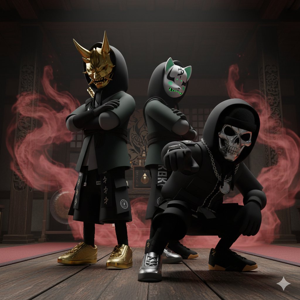 doblerone_eth's tweet photo. My @Dojo_Kidz took the forbidden potion! #MASKUP #DKBDay https://t.co/vr8198oQul