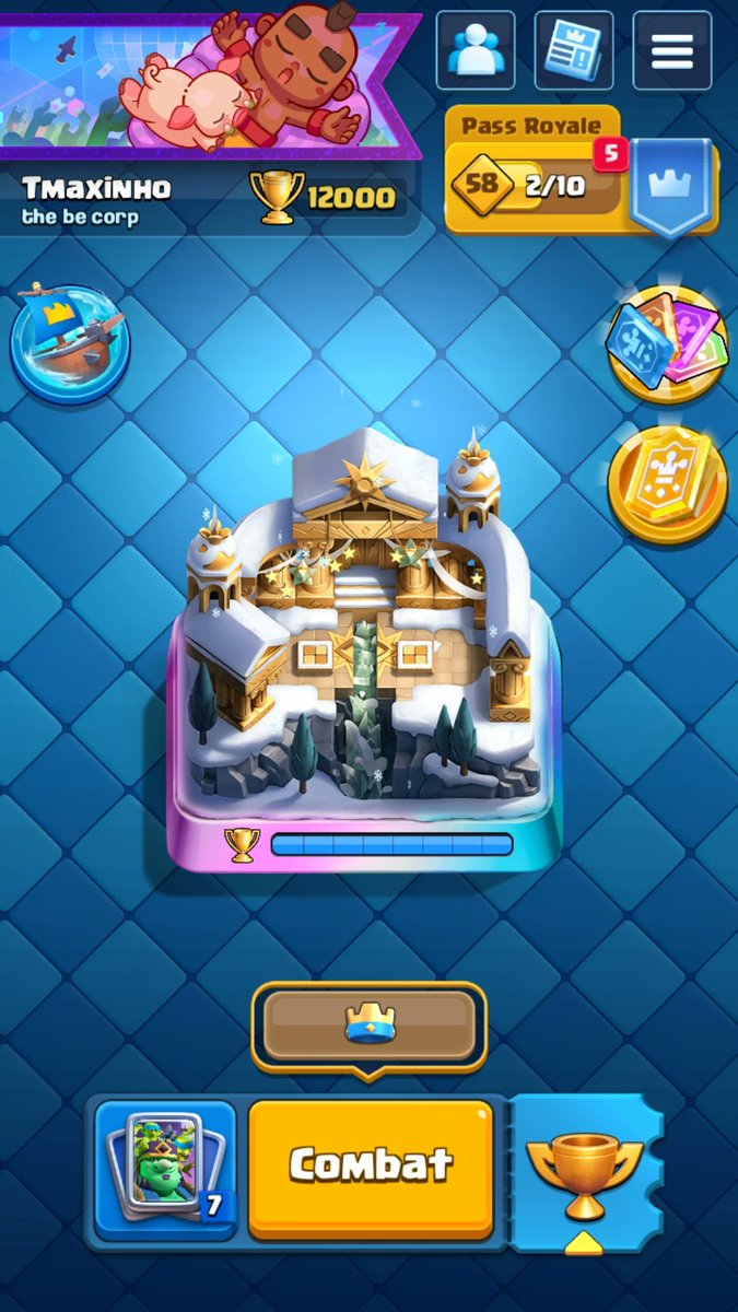 Jaurais peut être pas de master maus au moins jpourrais dire à mes gosses que g hit les 12k trophées sur clash royale