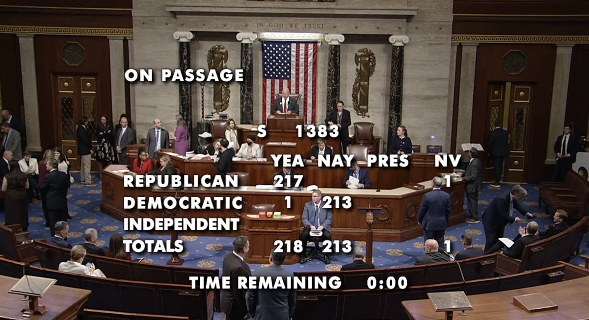 I just voted YES on the SAVE America Act which will protect the integrity of our elections by requiring voter ID in every state.

I also voted YES on a similar SAVE Act that passed the House in April 2025.

It’s time for the Senate to take this up!