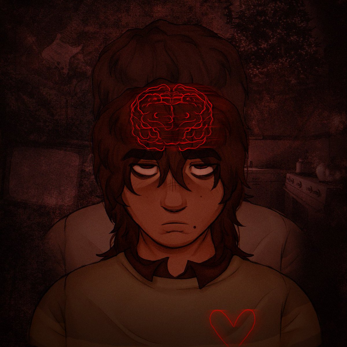 I think their search history would be FULL of things like 'how to feel real' #krisdreemurr #DELTARUNE