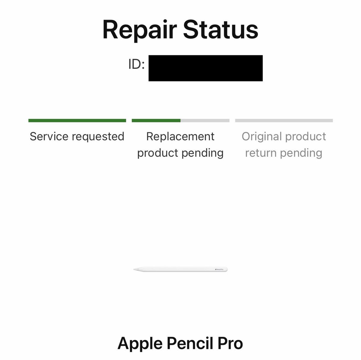 Got a hold of Apple over my Apple Pencil Pro not charging. Apple