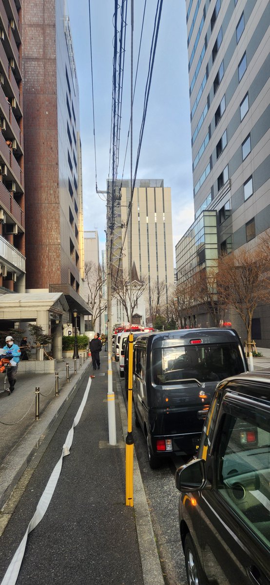 今朝火事で目が覚めた