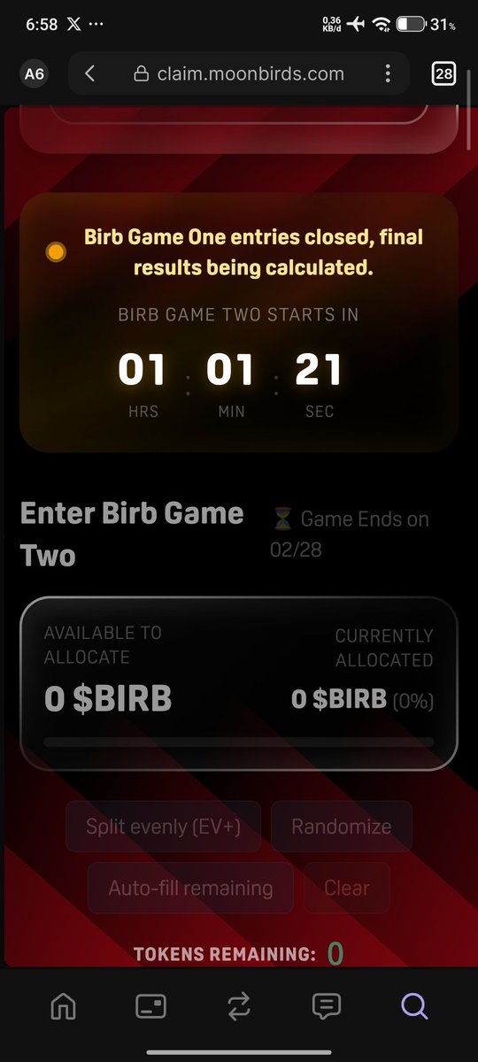 asep_misna's tweet photo. @moonbirds what kind of game is this where did my game allocation go it just disappeared 
@spencer https://t.co/gFDAs71Z4j