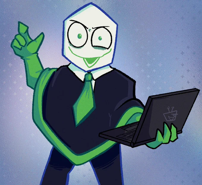 he's about to publish his next theory (it sucks)