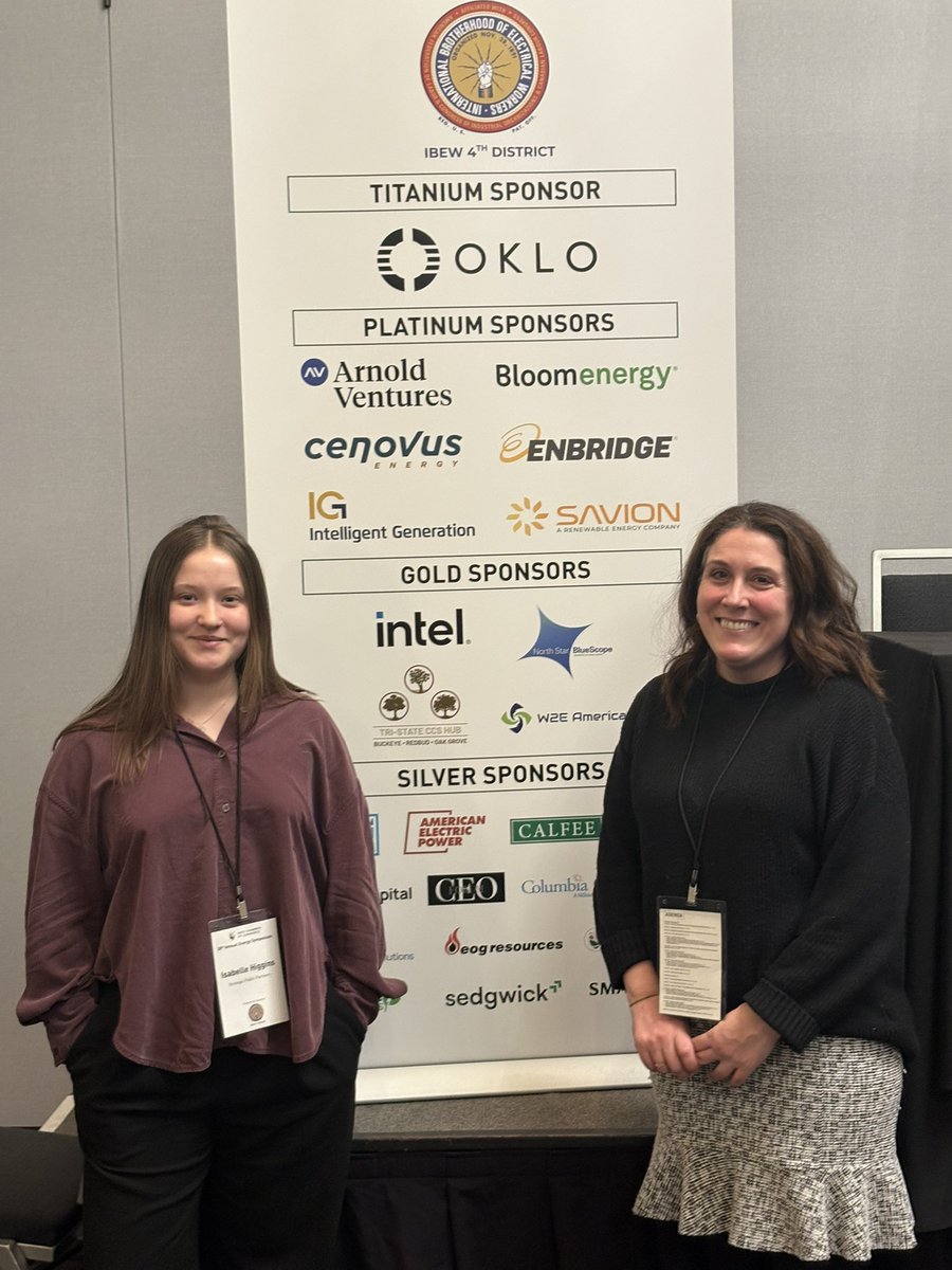 Team_SPP's tweet photo. Energy is a hot topic in Ohio! This week, Sheila and Isabelle have been at the @OhioChamber Energy Symposium supporting sponsoring clients and learning more about our energy future. https://t.co/X6OJraZu5y