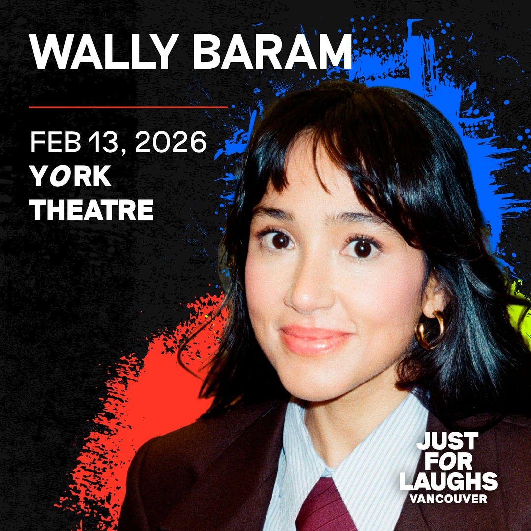 JFLVancouver's tweet photo. Loved Wally Baram as Carmen on Overcompensating?

Catch her live on stage at Just For Laughs VANCOUVER 🔥

Same sharp voice, even bigger laughs. Tickets on sale now 🎟️ https://t.co/YN98XEi1KF https://t.co/6ZWA27Sc9G