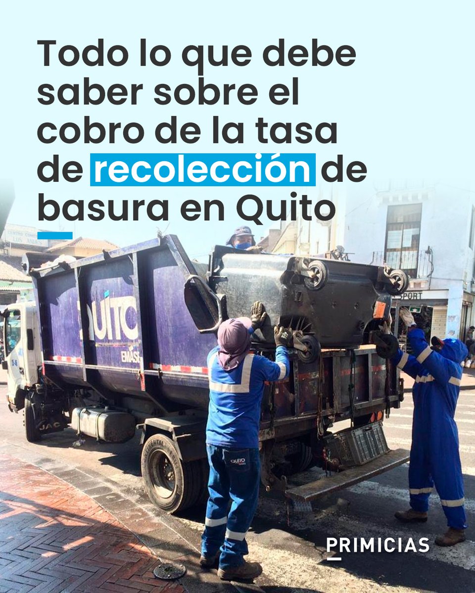 Cientos de usuarios reclaman un incremento en sus planillas de agua potable desde febrero de 2026, cuando el cobro de la tasa de recolección de basura empezó a hacerse con este servicio básico. prim.ec/FcfI50Ye7Eu