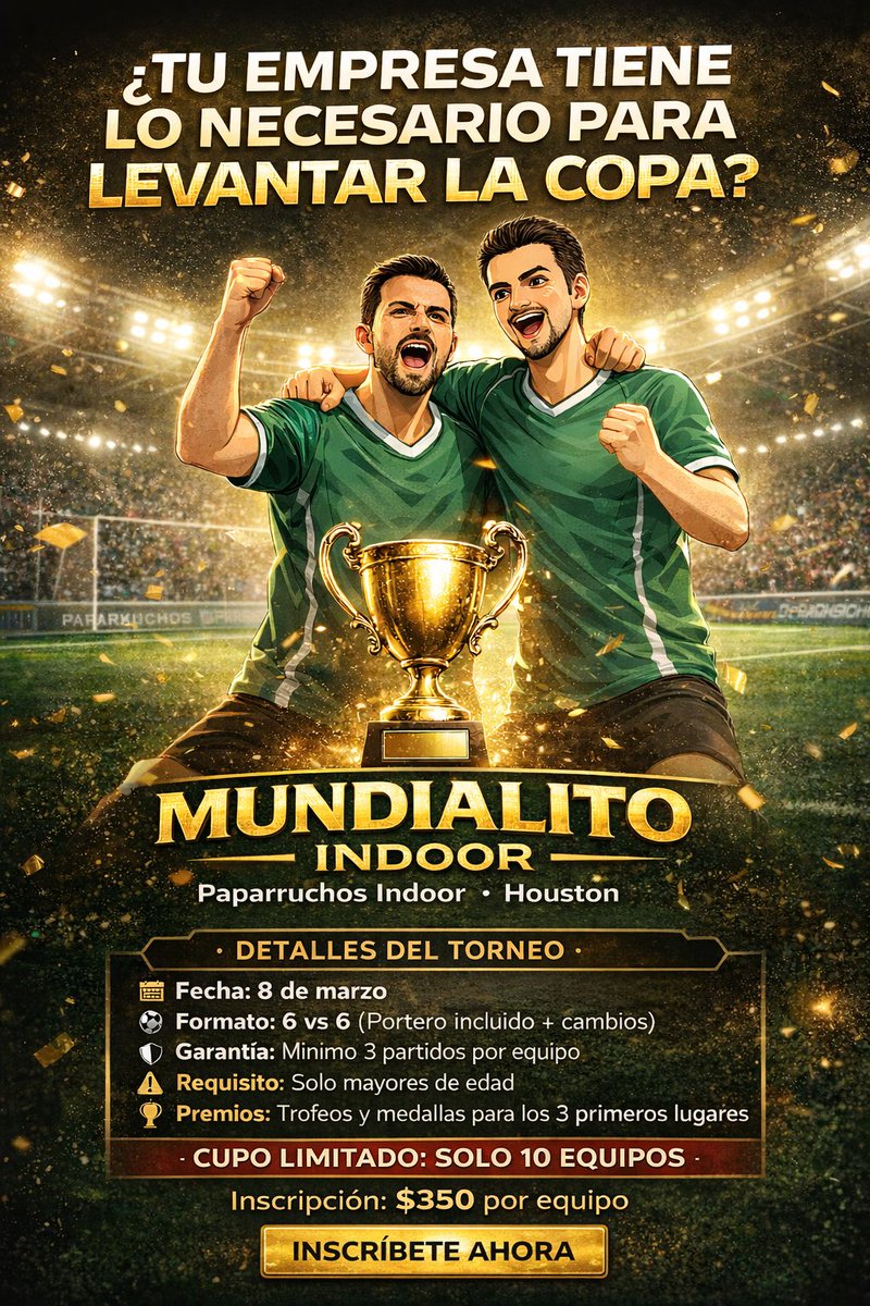 #mundialito de #futbol #soccer en #houston #paprruchos #fifa registrate 713-270-4300